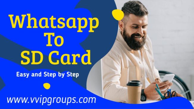how to move whatsapp SD card
